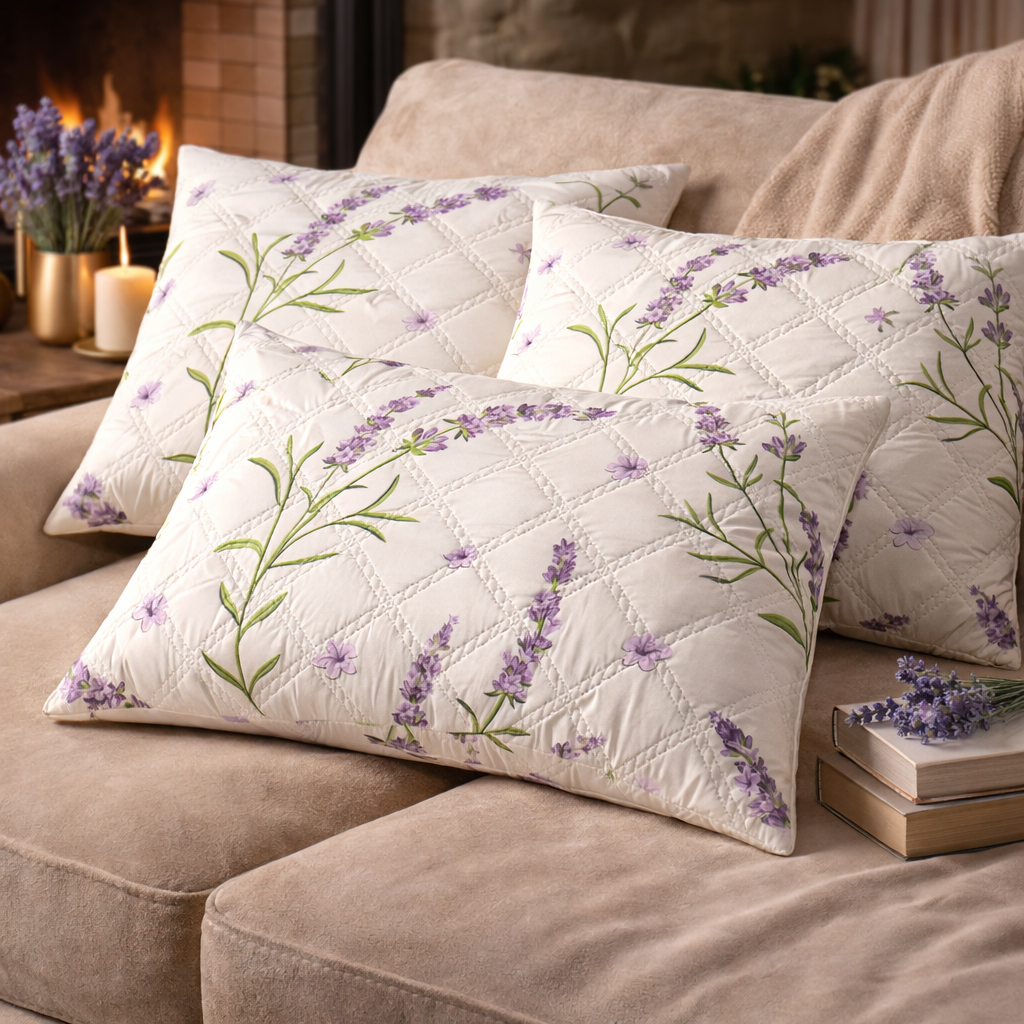 Perna Premium Lavanda Matlasata 50x70cm