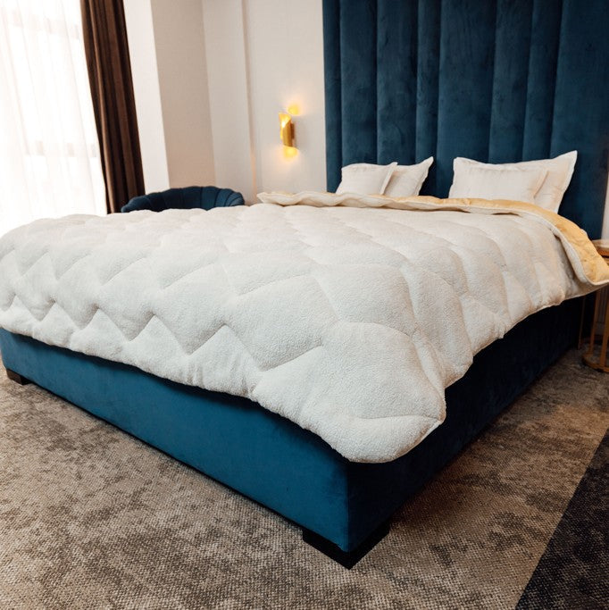 Pilota Iarna Blana 200x210 cm - ThermaFur Medicinala Matlasata